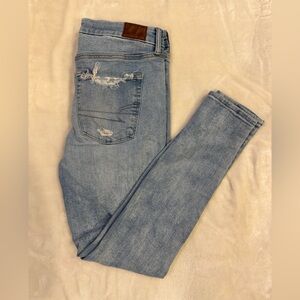 American Eagle Light Blue Luxe Stretch Jeans